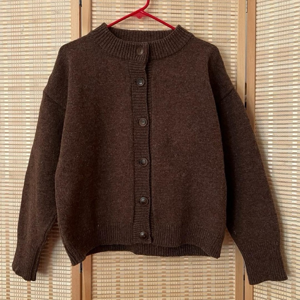 L’envers Sandra funnel neck cardigan